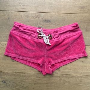 Splendid Pink Terry Shorts Size Small